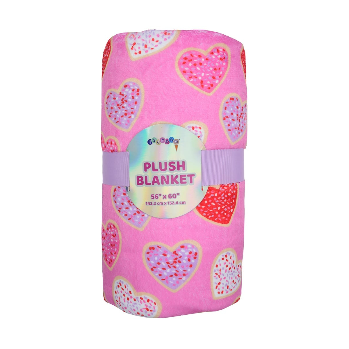 Heart Cookie Plush Blanket