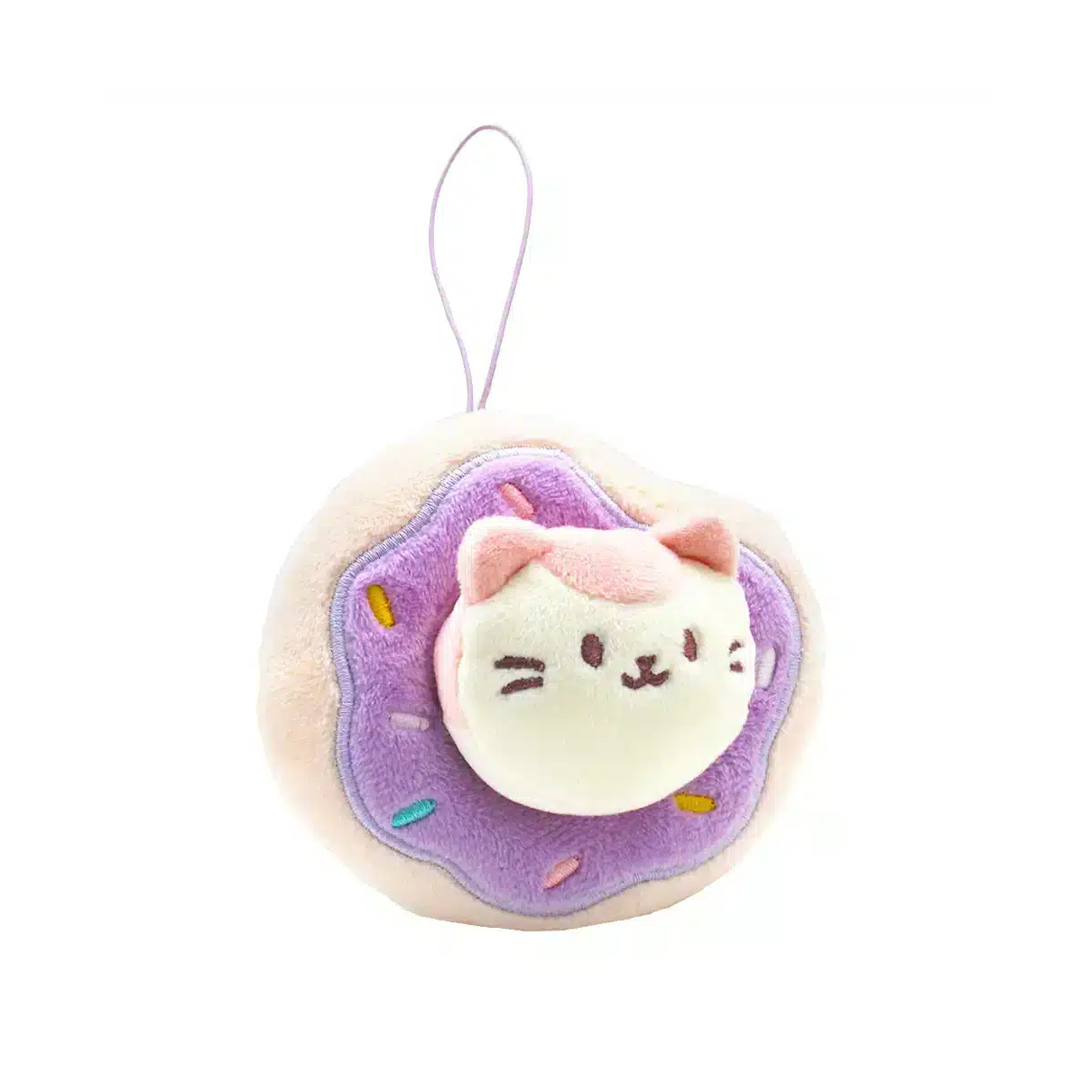 Donut Kittiroll 4" Plush Keychain