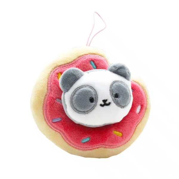 Donut Pandaroll 4" Plush Keychain