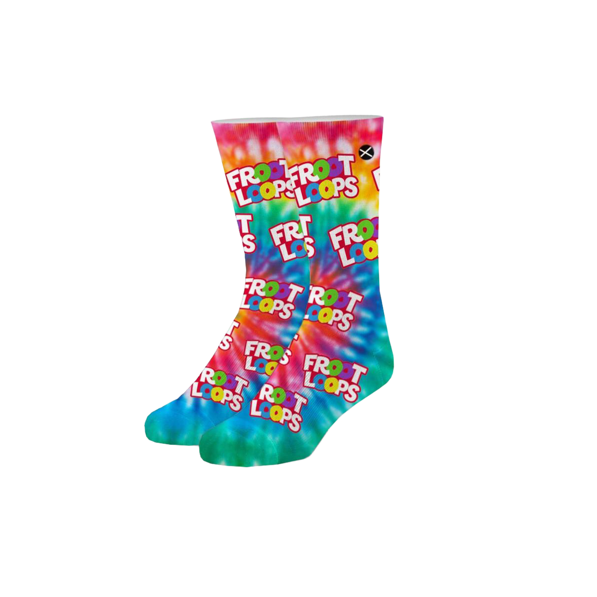 Froot Loops Tie Dye Crew - Fit's Men's 8-12 / Women's 9.5-13.5