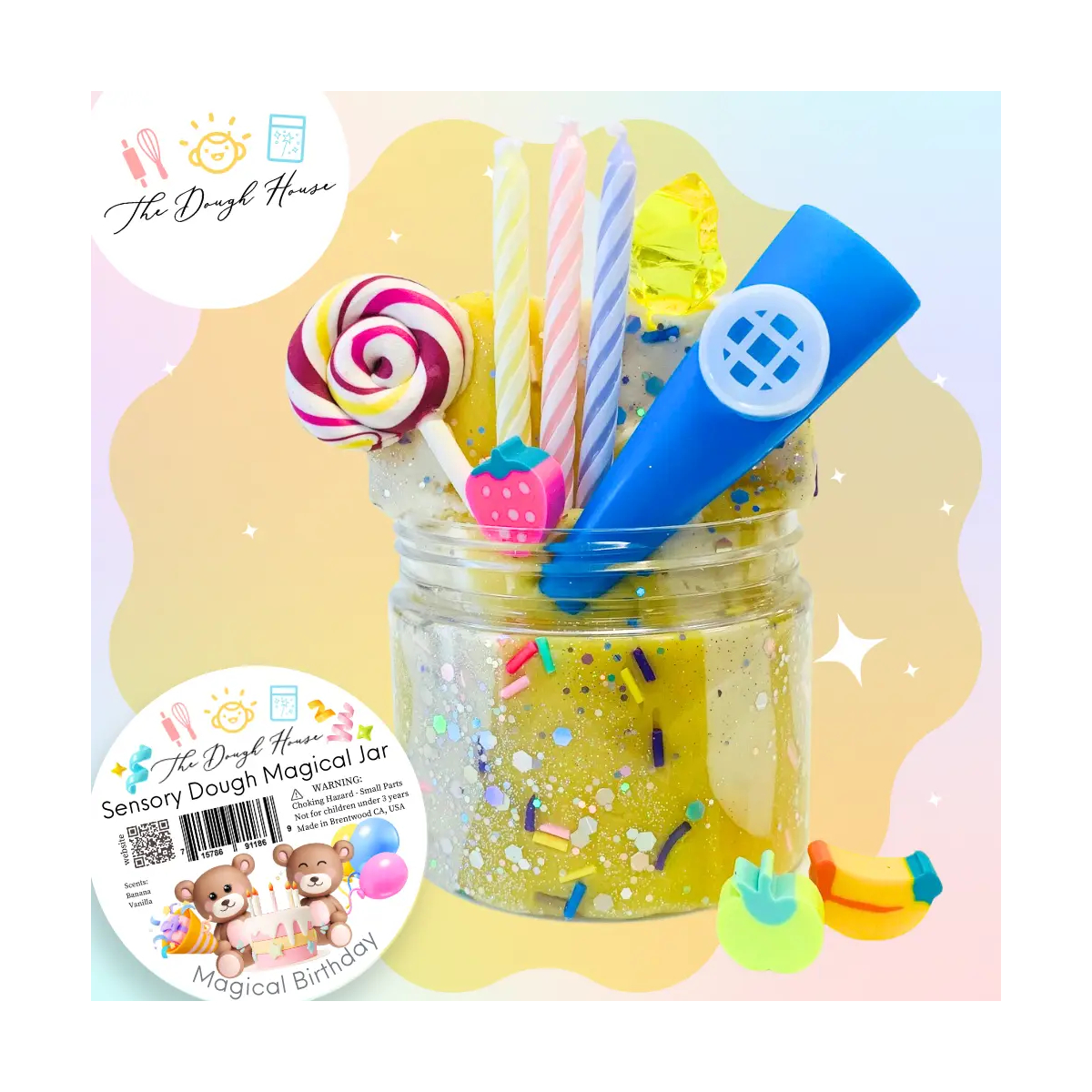 Sensory Dough Birthday Magical Jar (Fun Size)