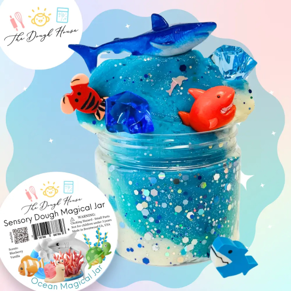 Sensory Dough Ocean Magical Jar (Fun Size)