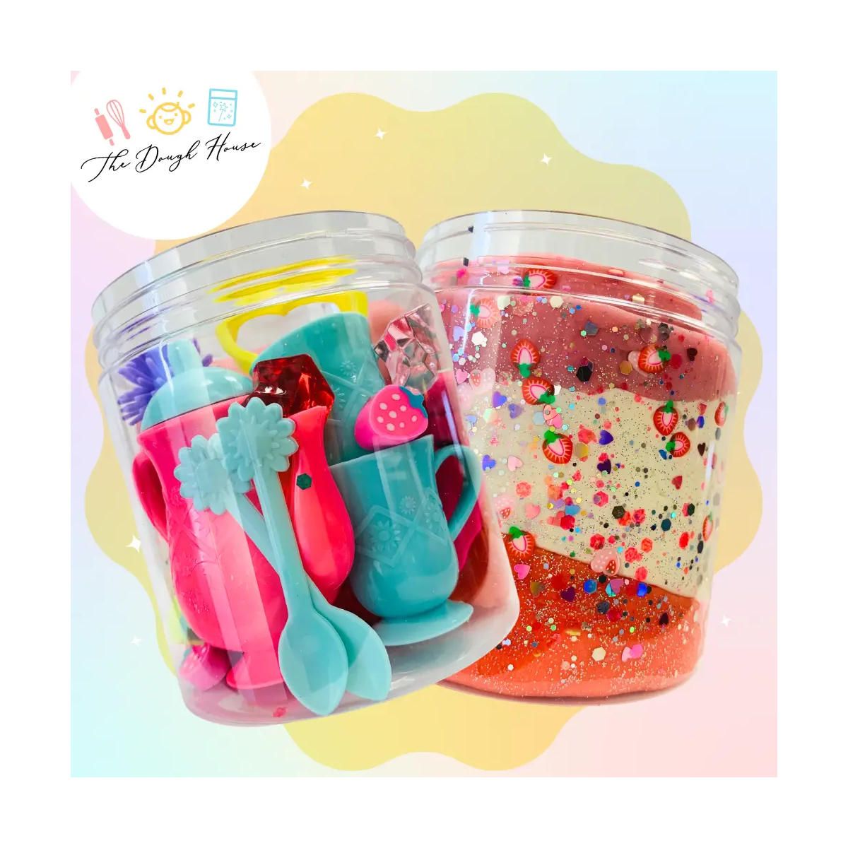 Sensory Dough Besties Brunch Jar (Super Size)