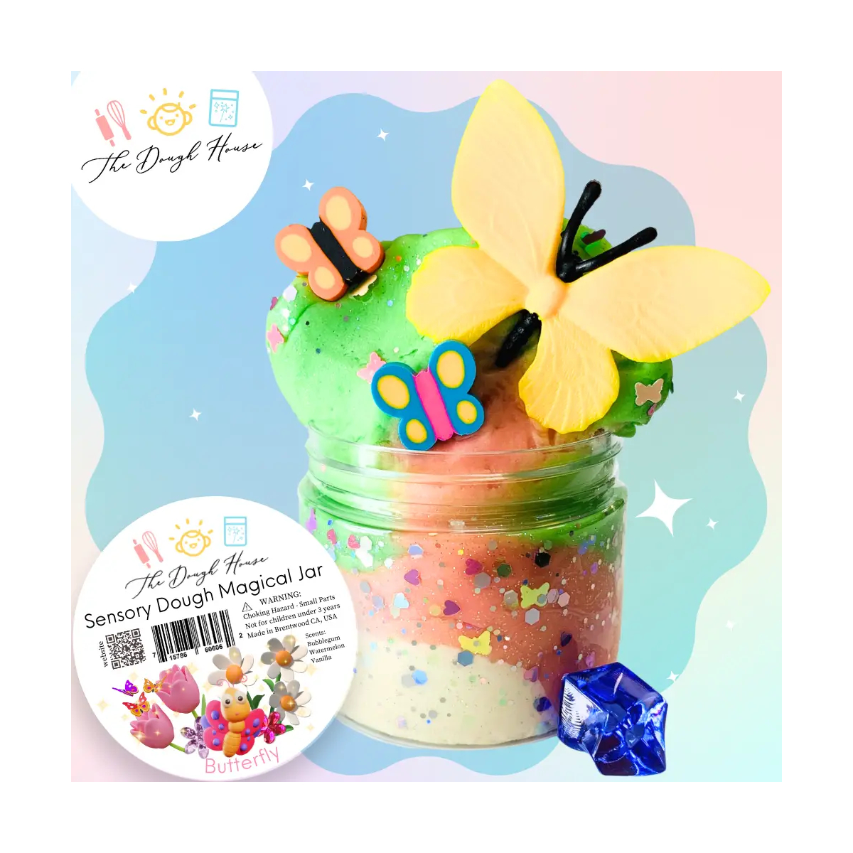 Sensory Dough Butterfly Magical Jar (Fun Size)
