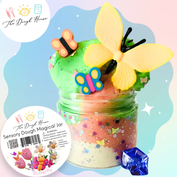 Sensory Dough Butterfly Magical Jar (Fun Size)