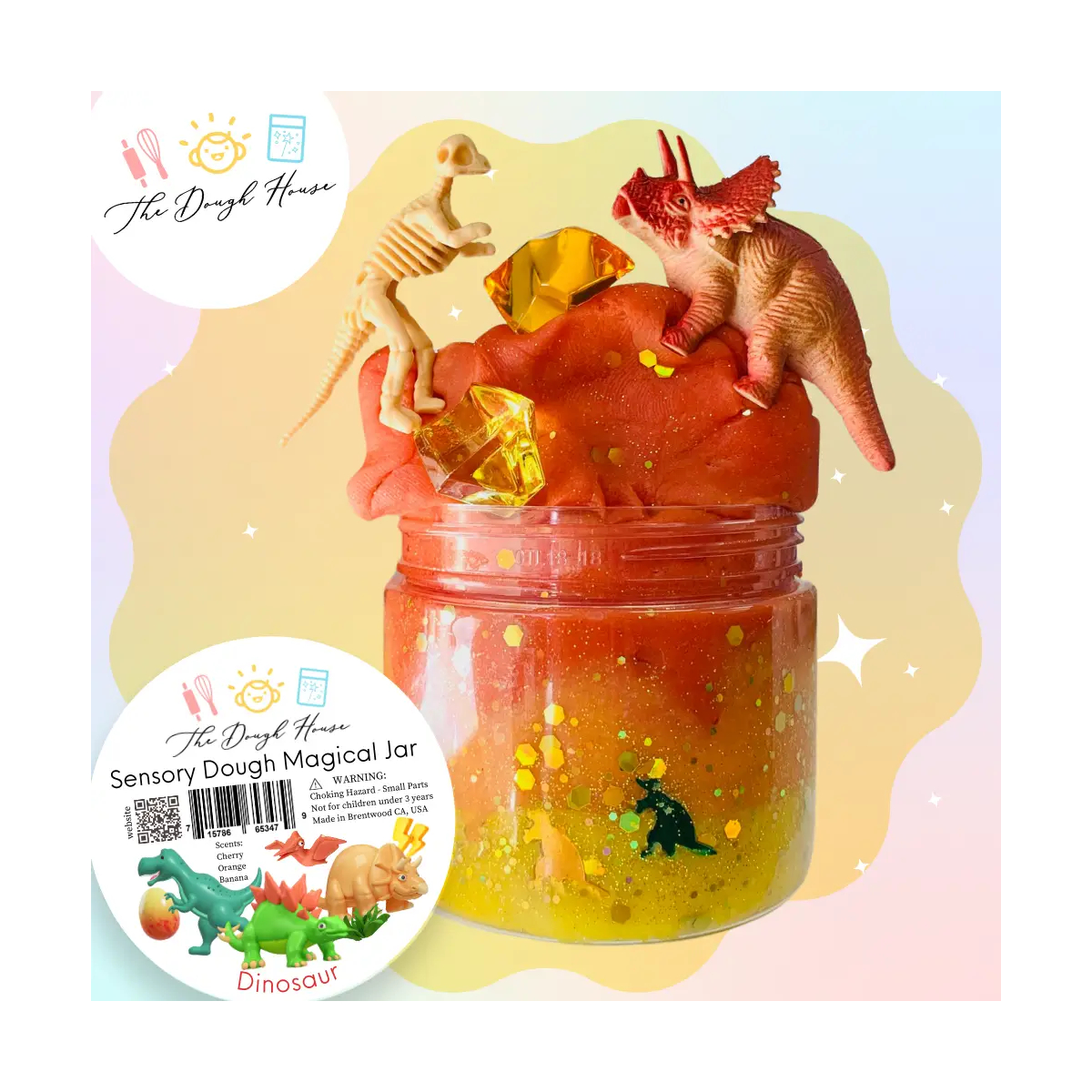Sensory Dough Dinosaur Magical Jar (Fun Size)