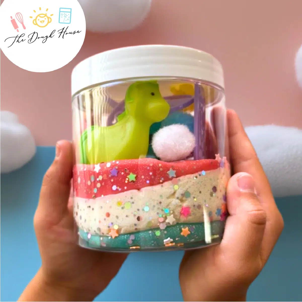 Sensory Dough Unicorn Magical Jar (Super Size)