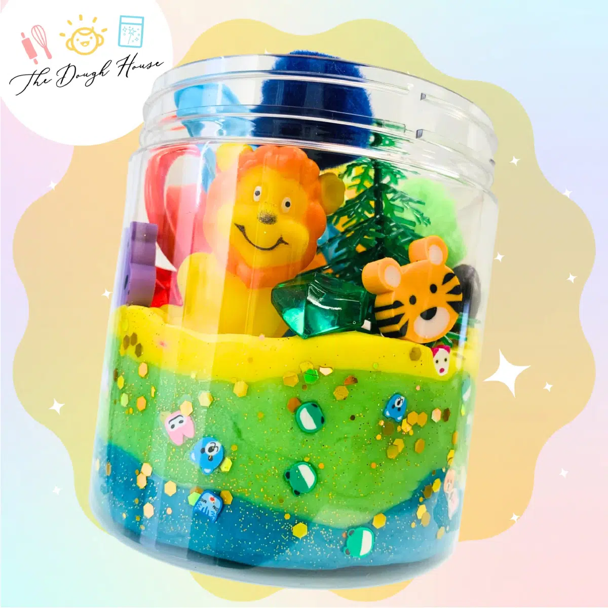 Sensory Dough Zoo Magical Jar (Super Size)