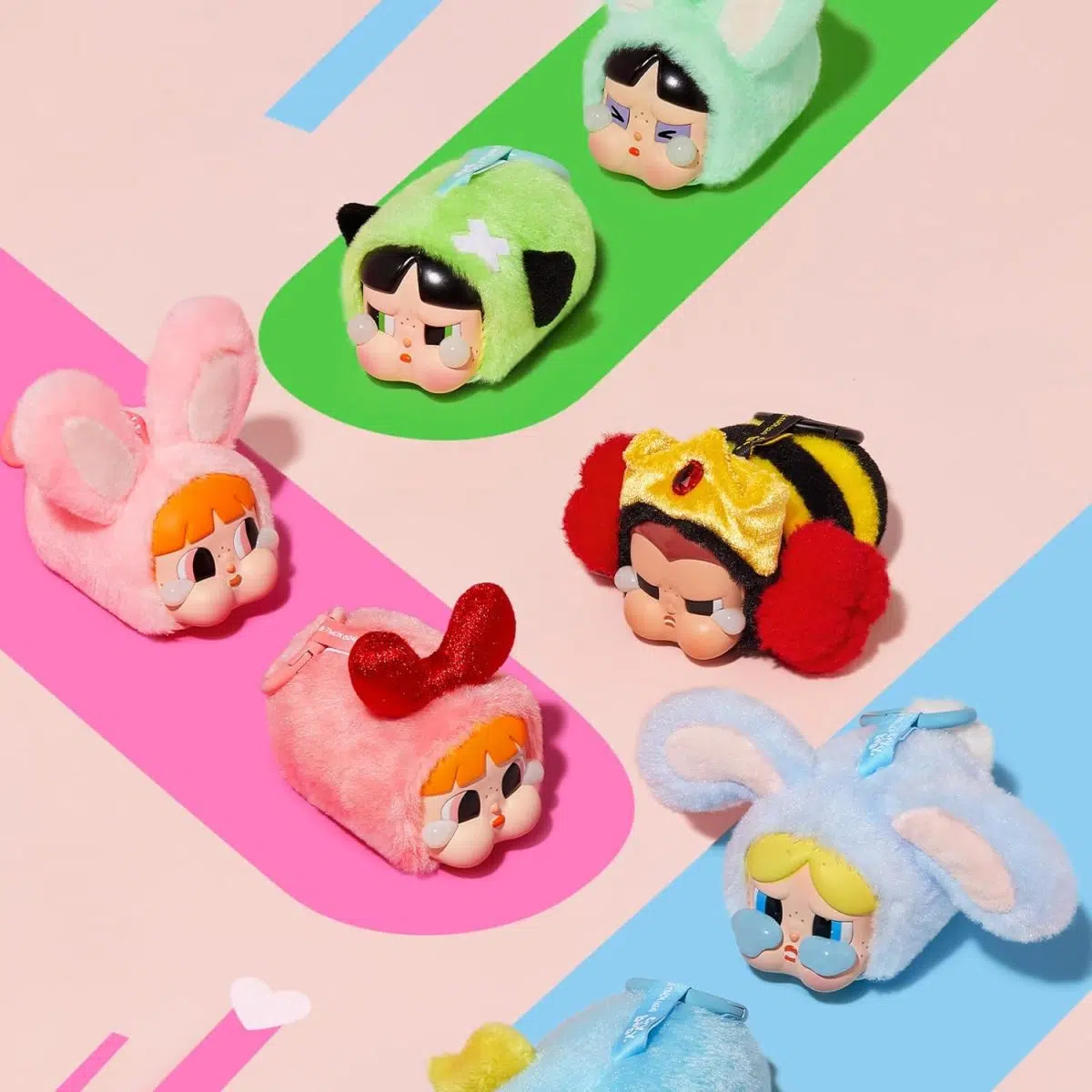 POP MART Crybaby Powerpuff Girls Series-Vinyl Face Plush Blind Box