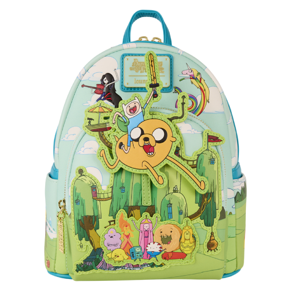 Loungefly Adventure Time Characters Mini Backpack