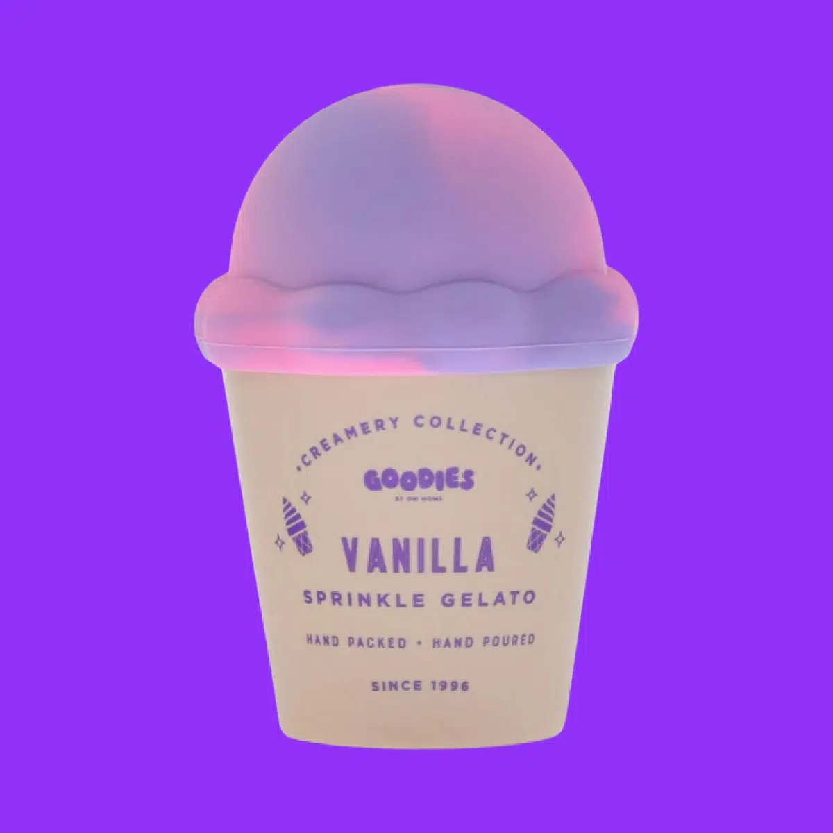 Vanilla Sprinkle Gelato Mini Single Wick
