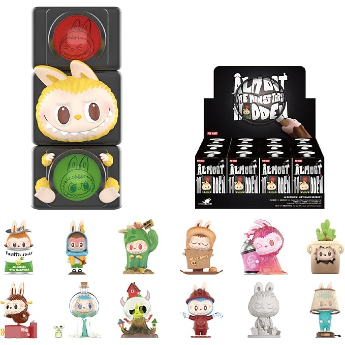 POP MART The Monsters Almost Hidden Series, Blind Box Figure (Single Box)