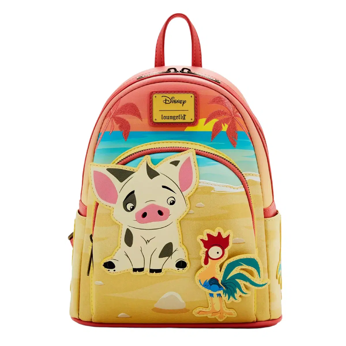 Loungefly Disney Moana Pua & Hei Hei Sunset Mini Backpack