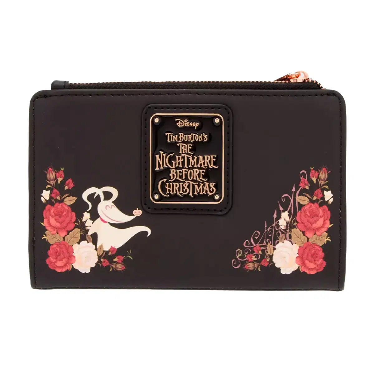 Loungefly Disney The Nightmare Before Christmas Foral Zero Wallet