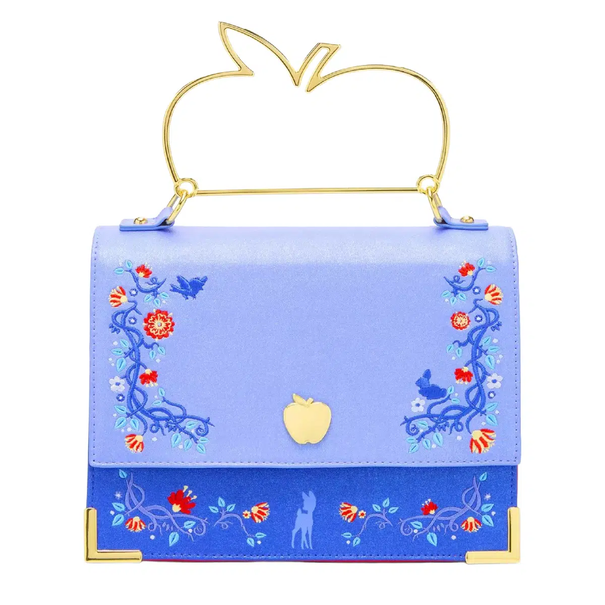 Loungefly Disney Snow White And The Seven Dwarfs Apple Handle Crossbody Bag