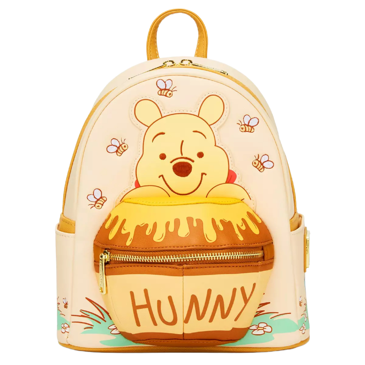 Disney Pooh Bear Mini Backpack - Cream and Yellow Loungefly Disney Winnie the Pooh Hundred Acre Wood Friends  main image 3