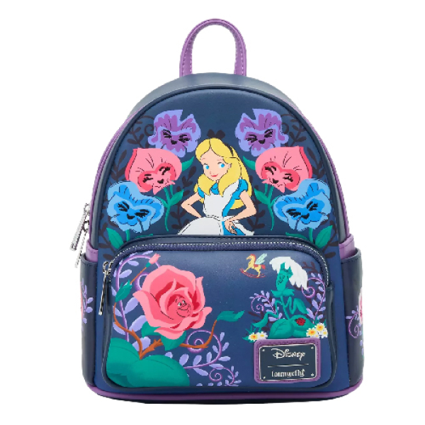 Loungefly Disney Alice in Wonderland Alice & Flowers Mini Backpack