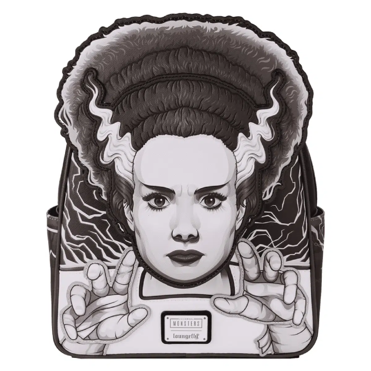 Loungefly Universal Monsters Exclusive The Bride of Frankenstein Glow Mini Backpack