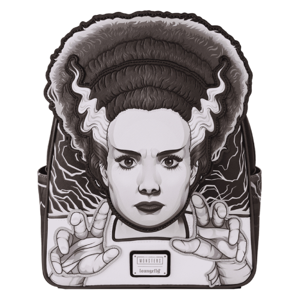 Loungefly Universal Monsters Exclusive The Bride of Frankenstein Glow Mini Backpack
