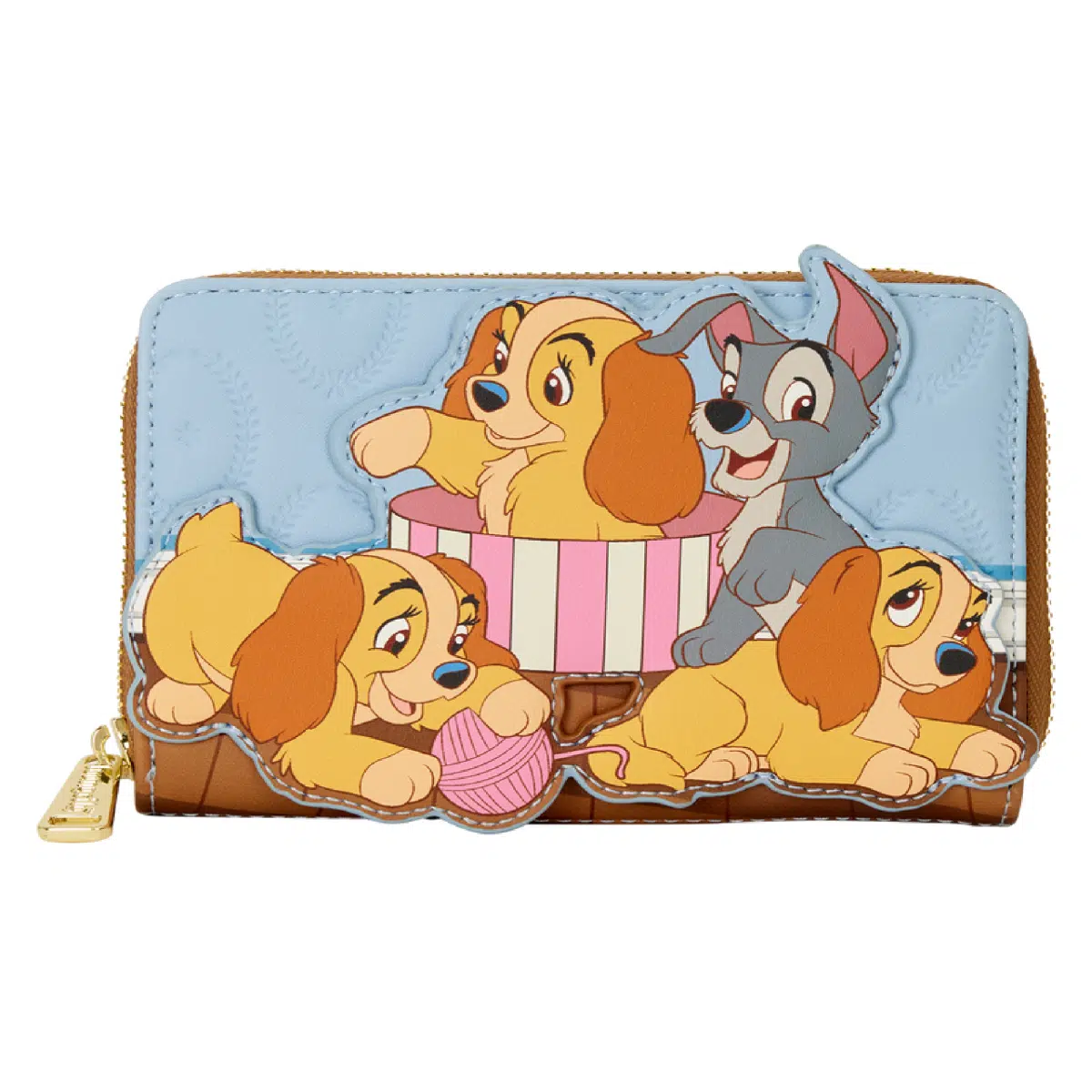 Loungefly Lady and the Tramp Exclusive Puppies Zip Around Wallet