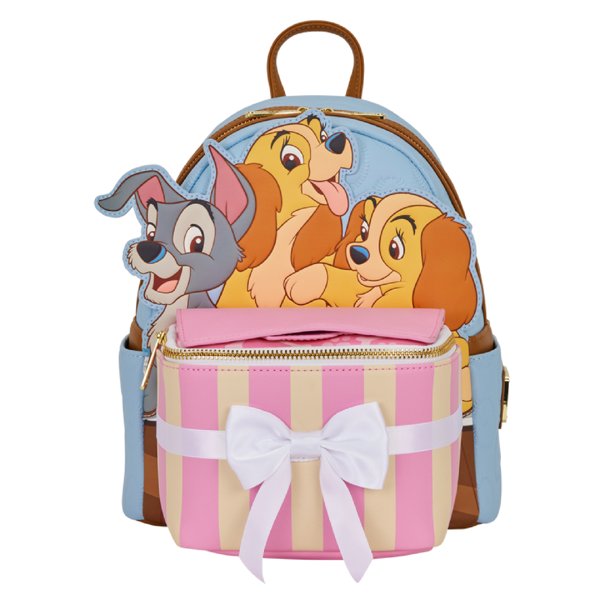 Loungefly Lady and the Tramp Exclusive Puppies Pop-Up Mini Backpack