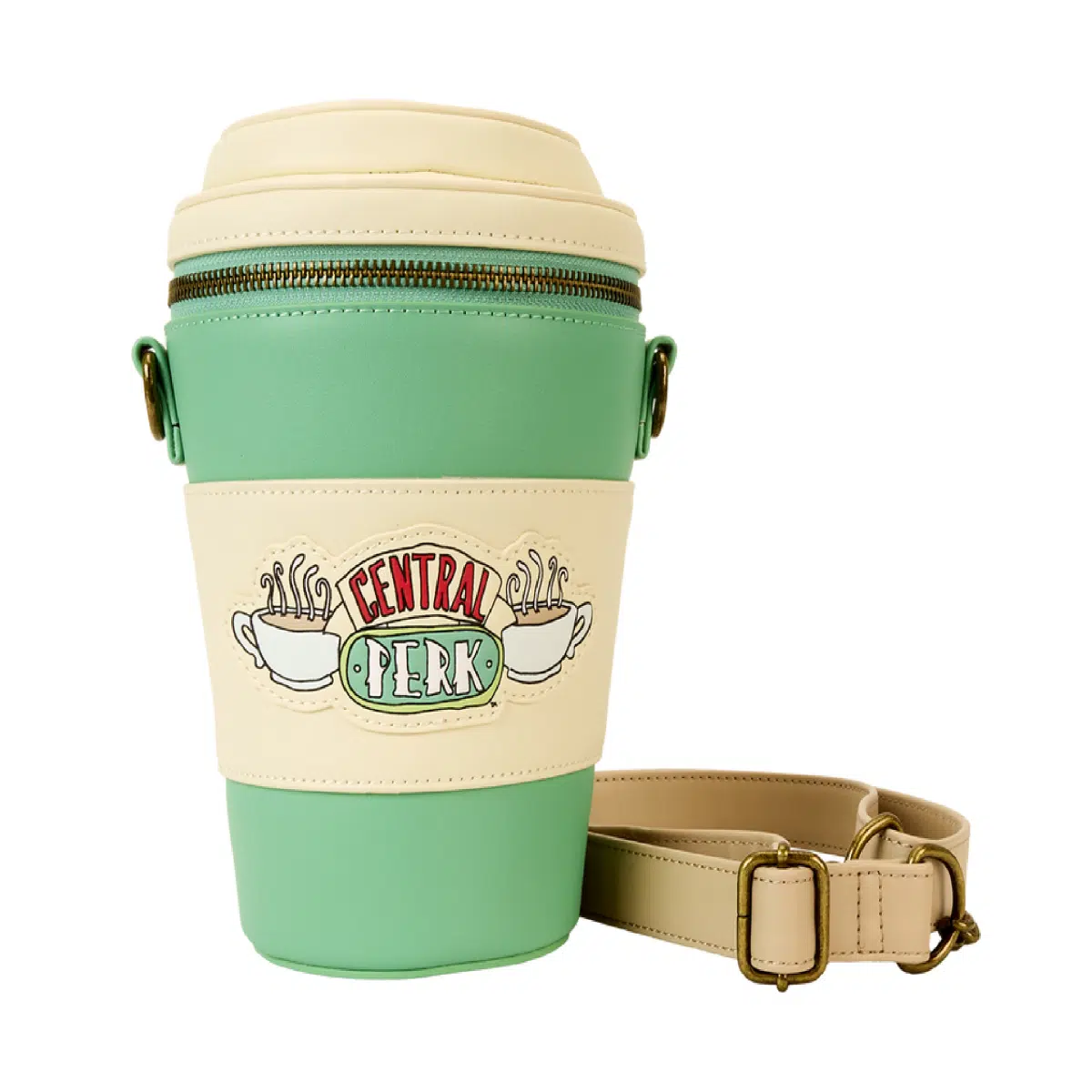 Loungefly F.R.I.E.N.D.S Central Perk To-Go Coffee Cup Figural Scented Crossbody Bag