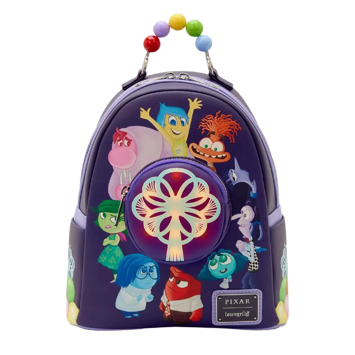 Loungefly Disney Pixar Inside Out 2 Emotions Light-Up Mini Backpack