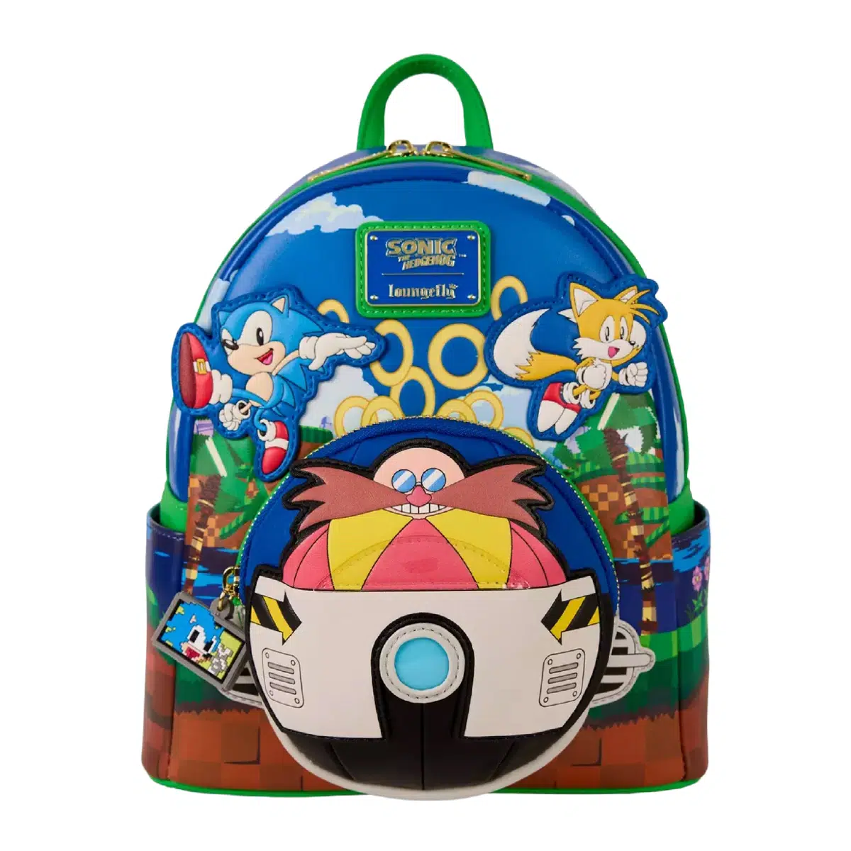 Loungefly Sonic the Hedgehog Doctor Eggman Scene Light-Up Mini Backpack