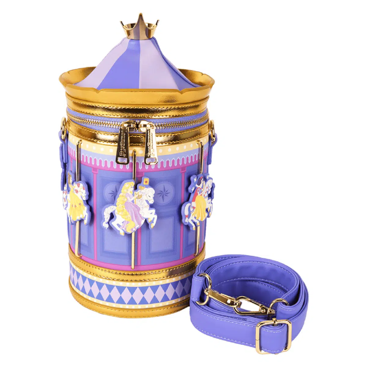 Loungefly Disney Princess Exclusive Carousel Figural Crossbody Bag
