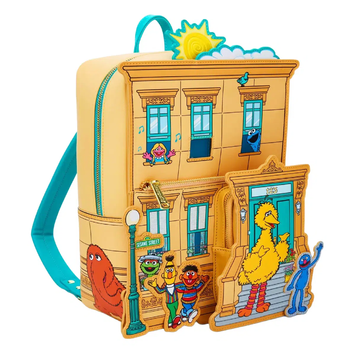 Loungefly Sesame Street Neighborhood Friends Mini Backpack