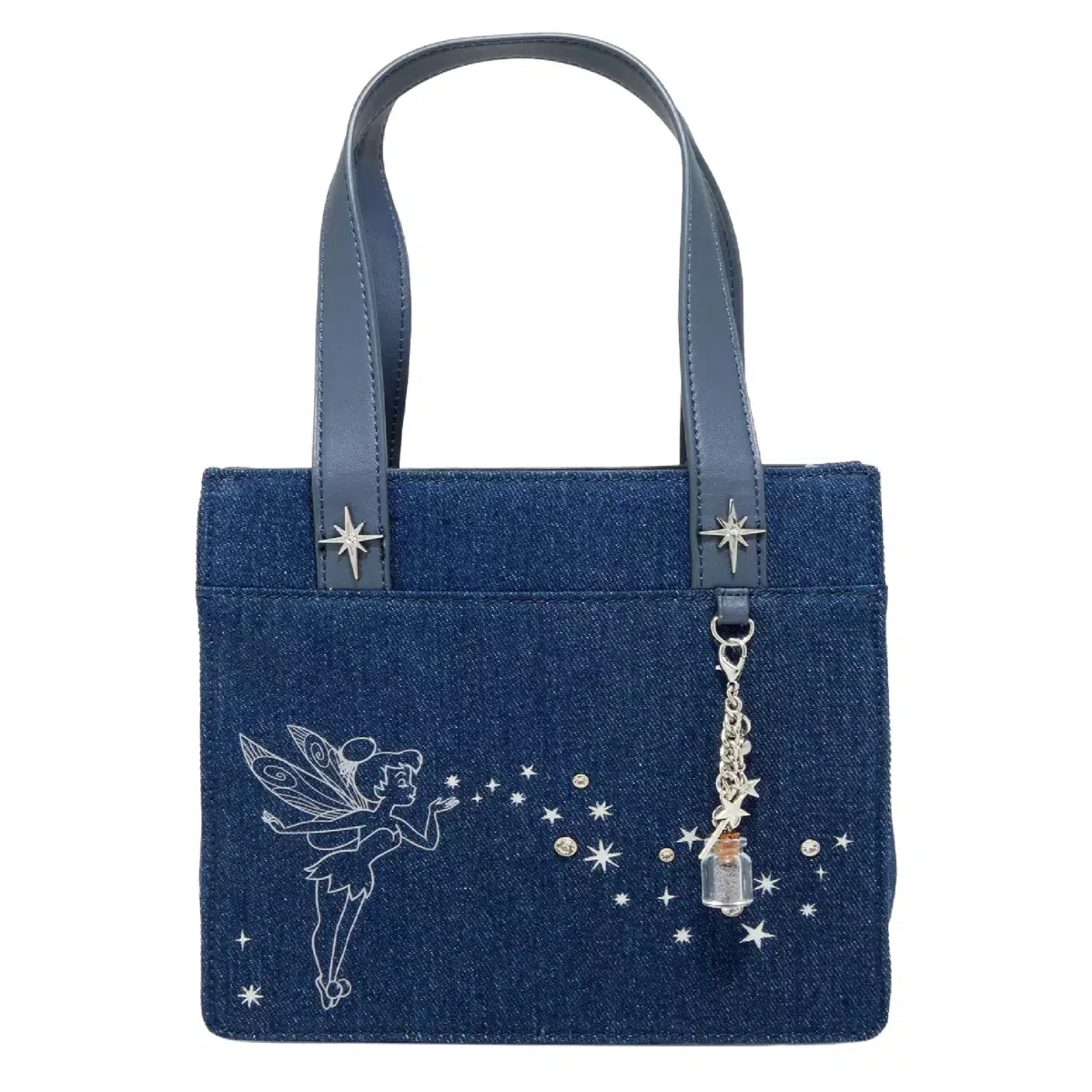 Disney Peter Pan Tinker Bell Denim Mini Crossbody Bag