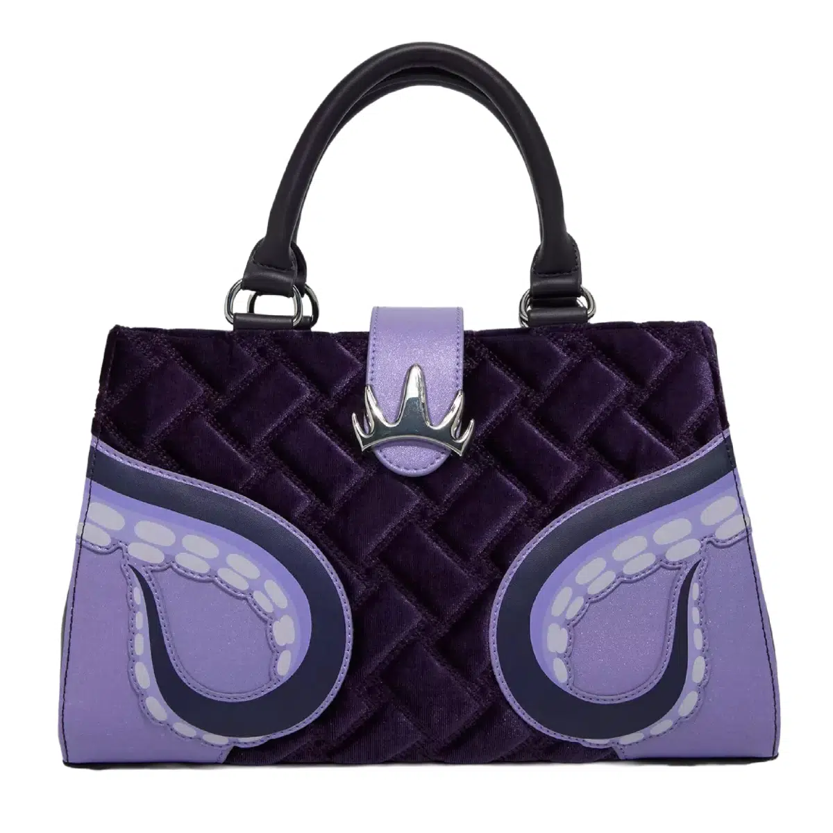 Loungefly Disney The Little Mermaid Ursula Velvet Convertible Handbag