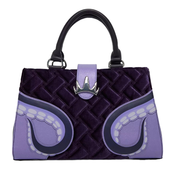 Loungefly Disney The Little Mermaid Ursula Velvet Convertible Handbag