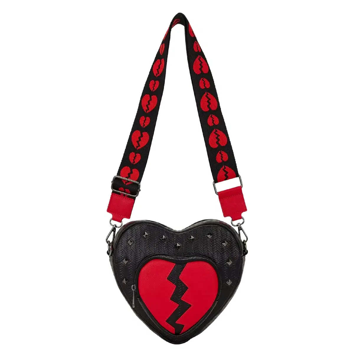 Loungefly Broken Heart Figural Crossbody Bag