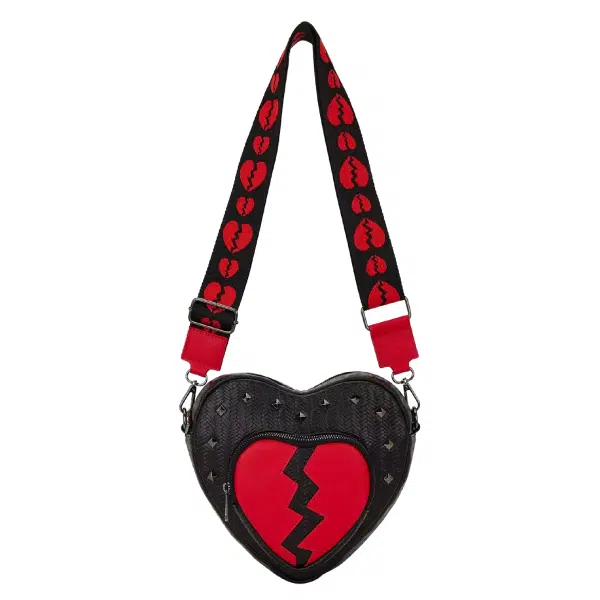 Loungefly Broken Heart Figural Crossbody Bag