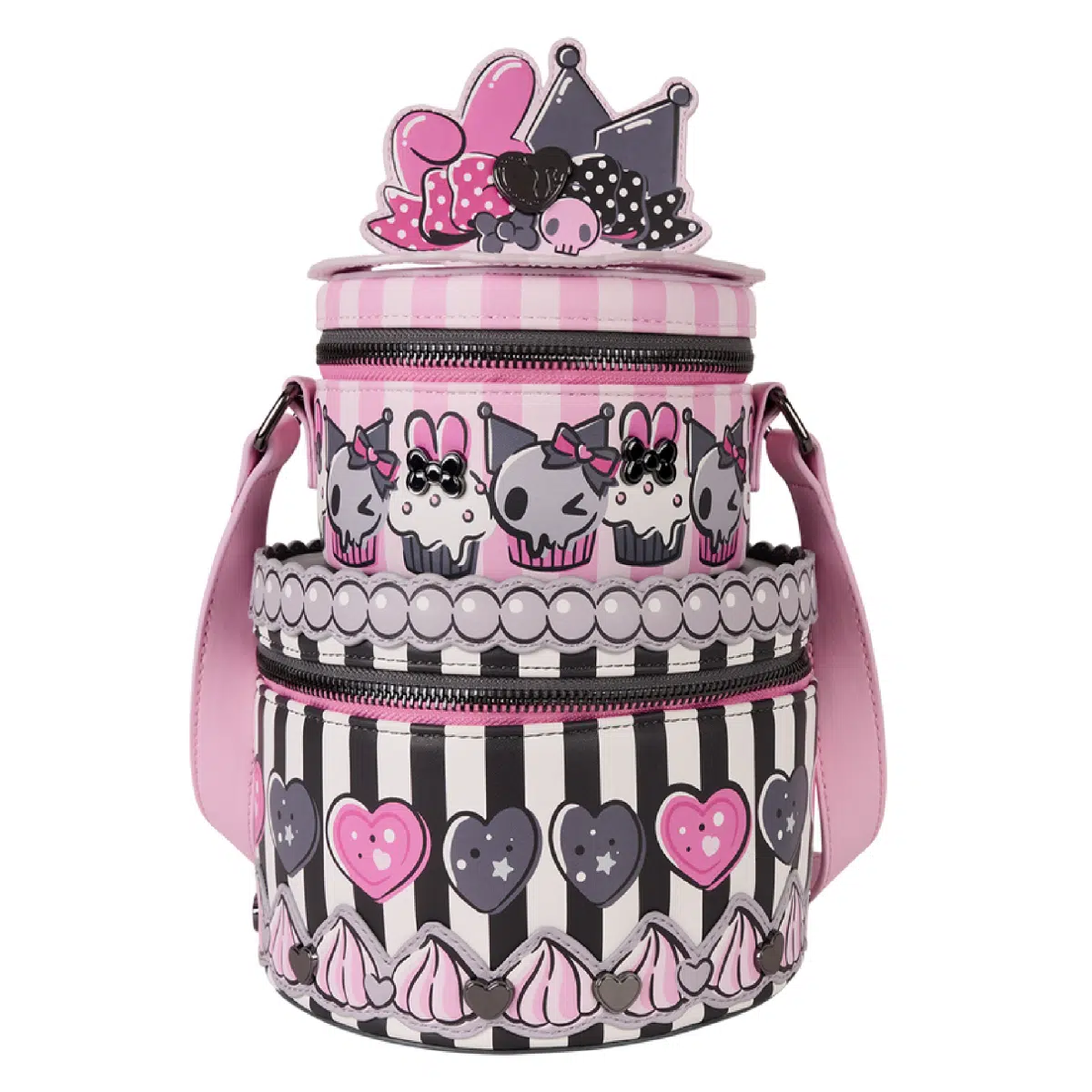 Loungefly Sanrio My Melody & Kuromi Cake Figural Crossbody Bag