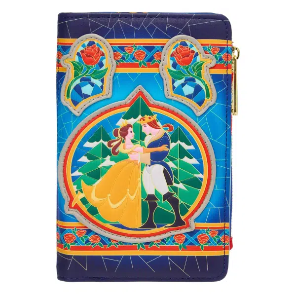 Loungefly Disney Beauty and the Beast Stained Glass Wallet