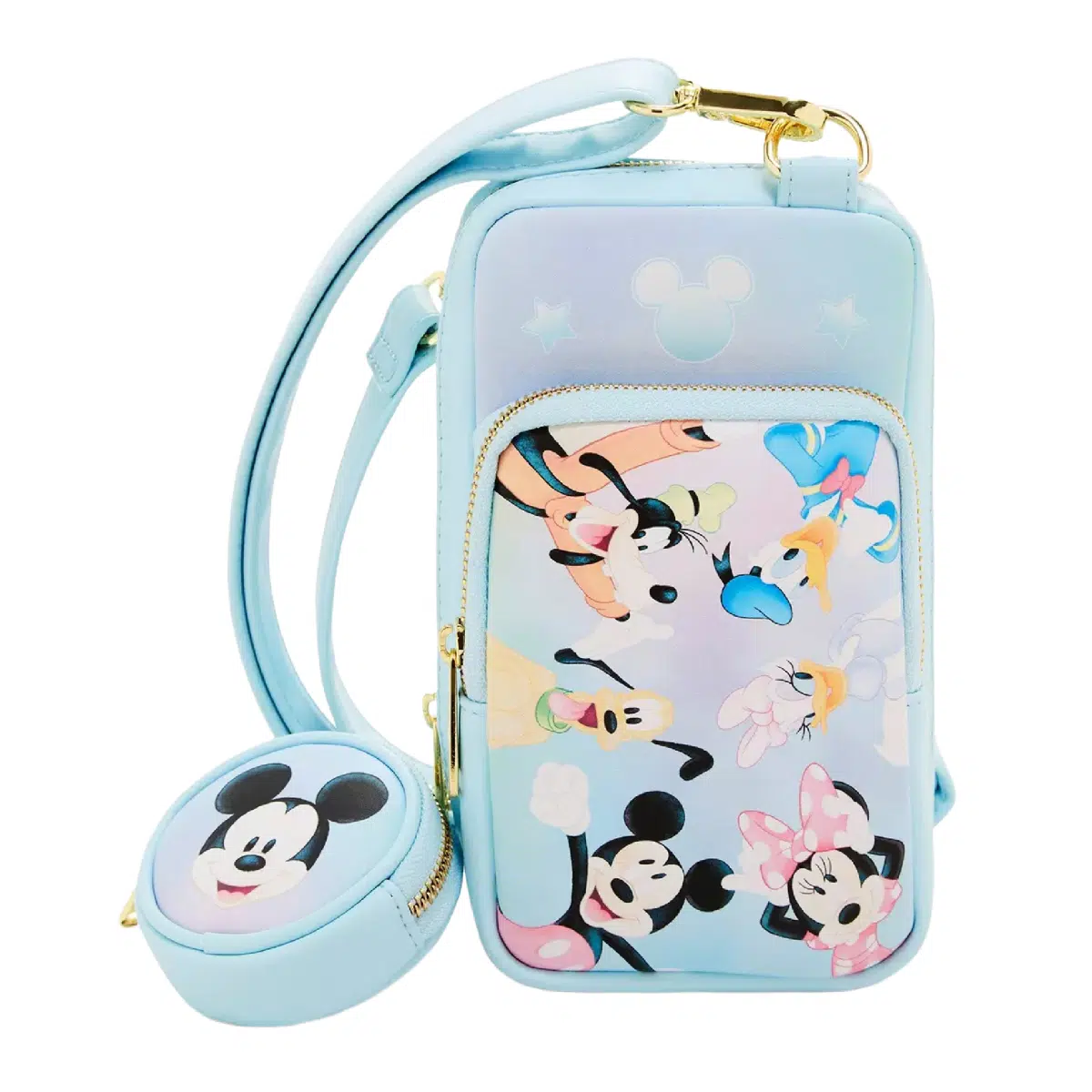 Loungefly Disney Mickey and Friends Crossbody Bag with Coin Purse