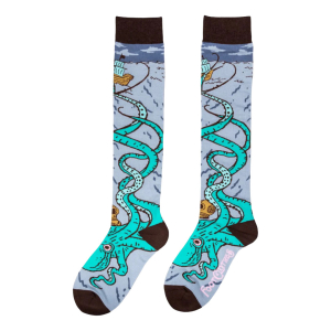 0204AttackoftheKrakenKneeSockFlatLayLeftSquareBGWhiteBGSquare