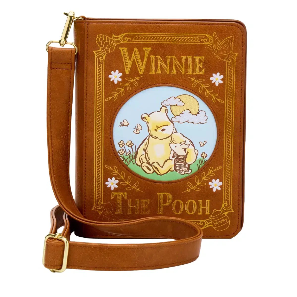 Loungefly Disney Winnie The Pooh Book Figural Crossbody Bag