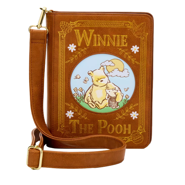 Loungefly Disney Winnie The Pooh Book Figural Crossbody Bag