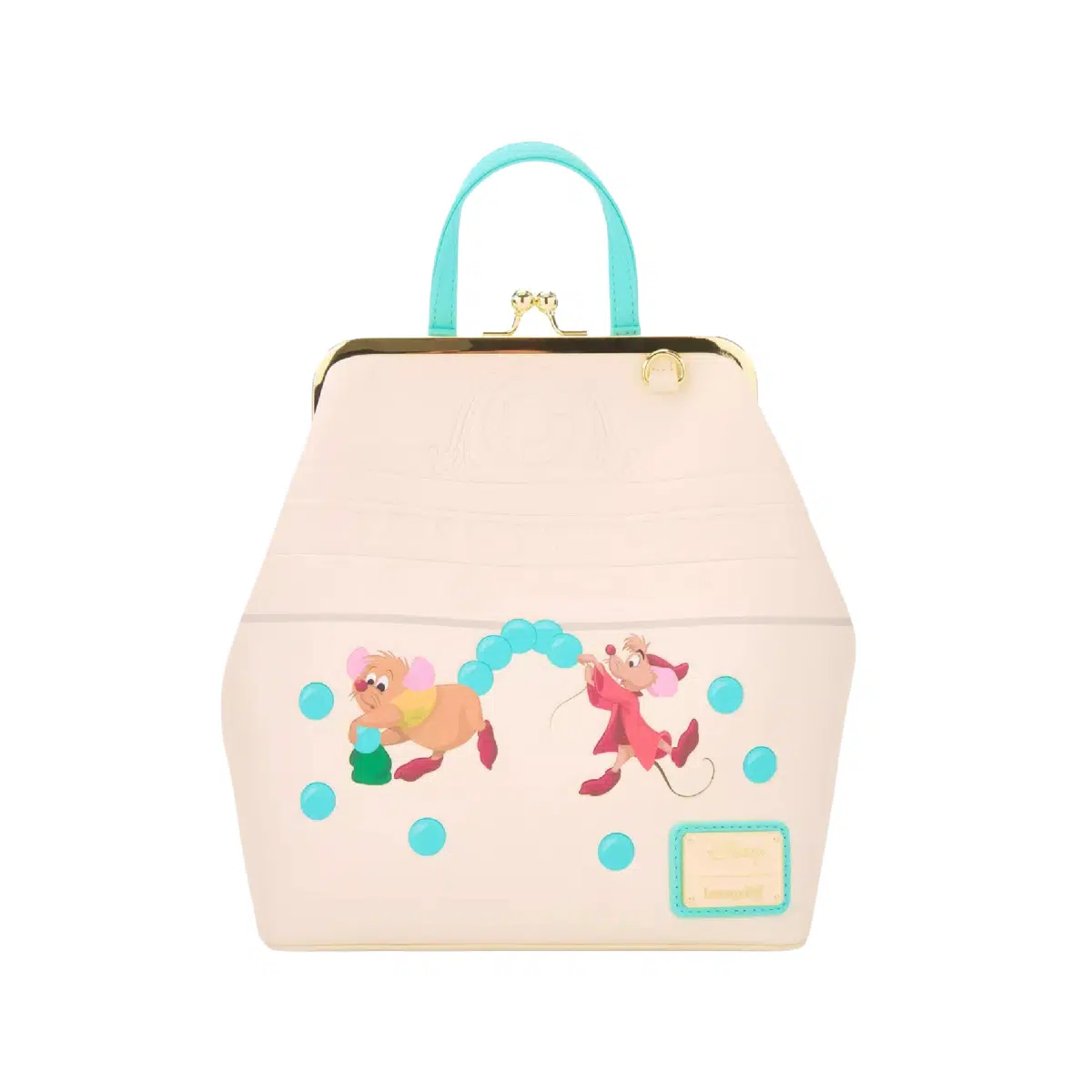 Loungefly Disney Cinderella Jaq & Gus Beads Mini Backpack
