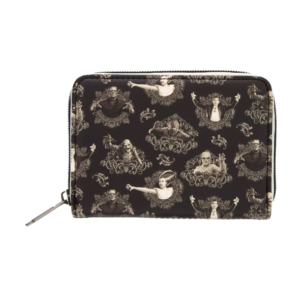 Loungefly Universal Monsters Sepia Mini Zipper Wallet