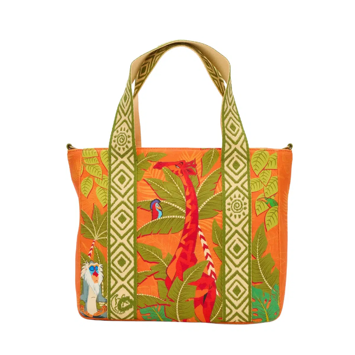 Loungefly Disney The Lion King Animals Printed Crossbody Tote Bag
