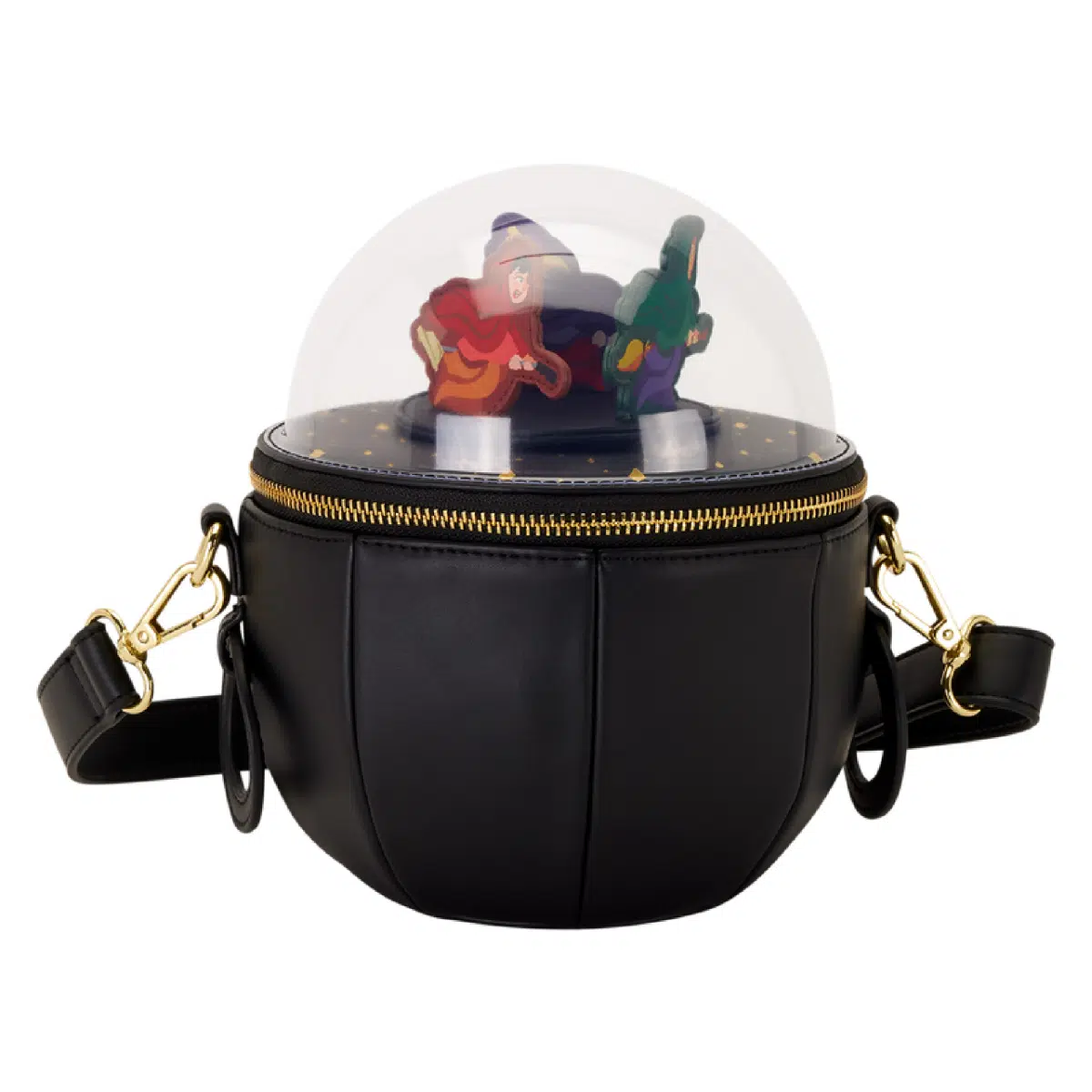 Loungefly Hocus Pocus Sanderson Sisters Flying Dome Figural Crossbody Bag