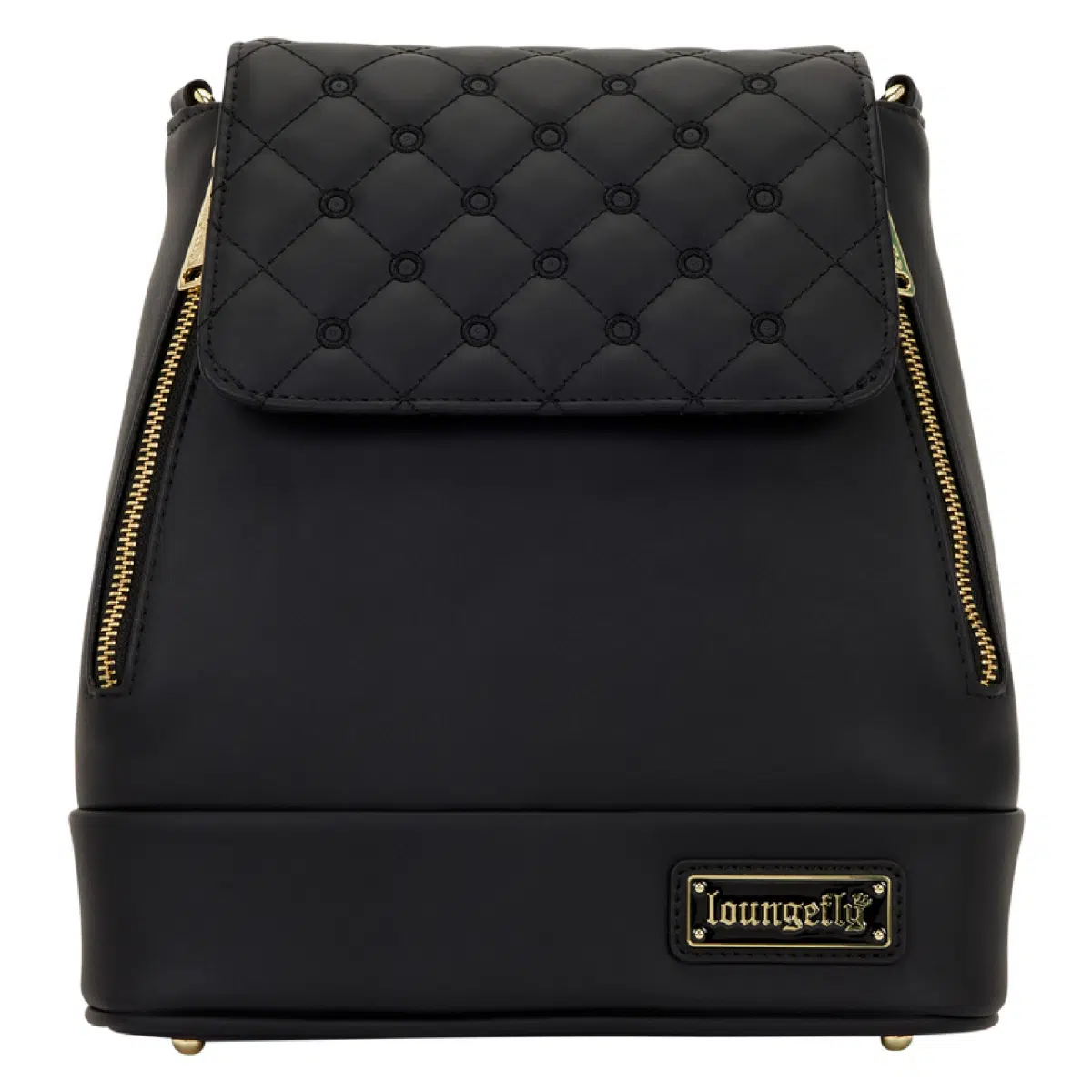 Loungefly The Lilly Black Convertible Mini Backpack & Crossbody Pin Trader Bag