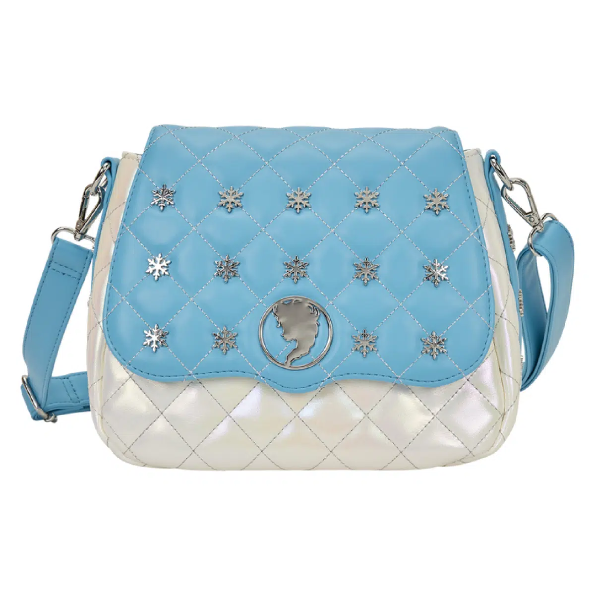 Loungefly Frozen Elsa Pearlescent Crossbody Bag