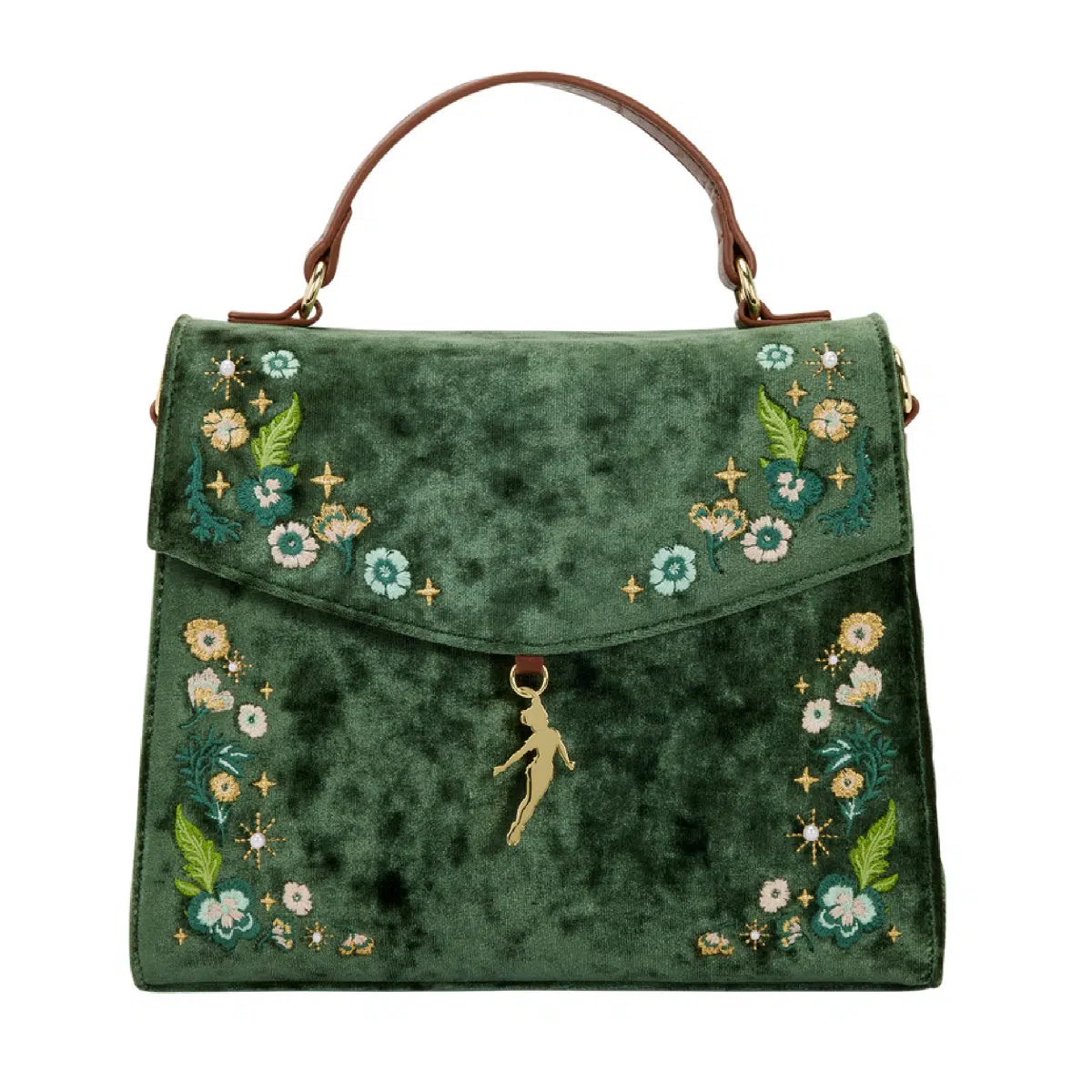 Loungefly Peter Pan Exclusive Quilted Texture Crossbody Bag