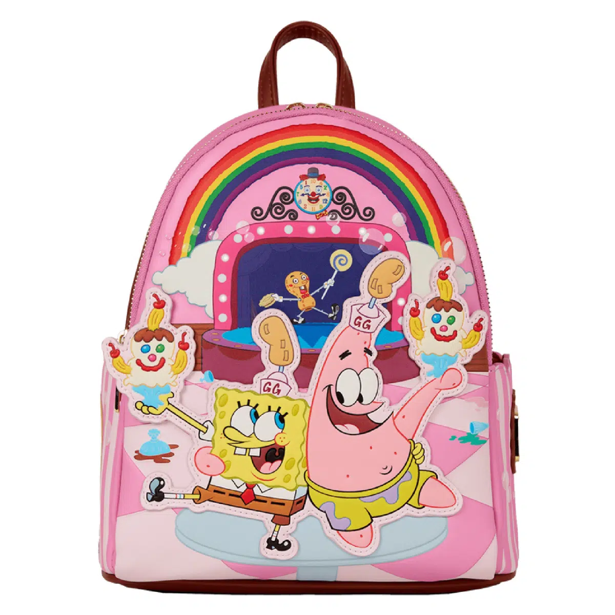 Loungefly SpongeBob Squarepants & Patrick Star Goofy Goober Light Up Mini Backpack