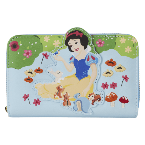 Loungefly Snow White and the Seven Dwarfs Exclusive Forest Friends Zip Around Wallet